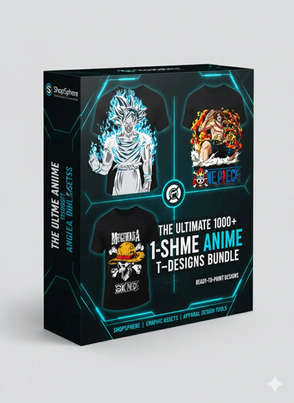 Mega T-Shirt Design Bundle for POD Entrepreneurs – 110,000+ Designs + Business SOPs ShopSphere